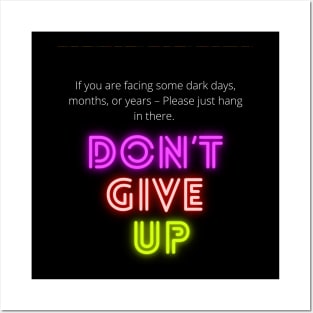 Don't give up Posters and Art